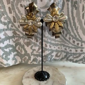 Large and in charge clip-on earrings!